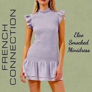 white christmas dresses FRENCH CONNECTION WHISPER RUTH SQUARE NECK DRESS main image 1
